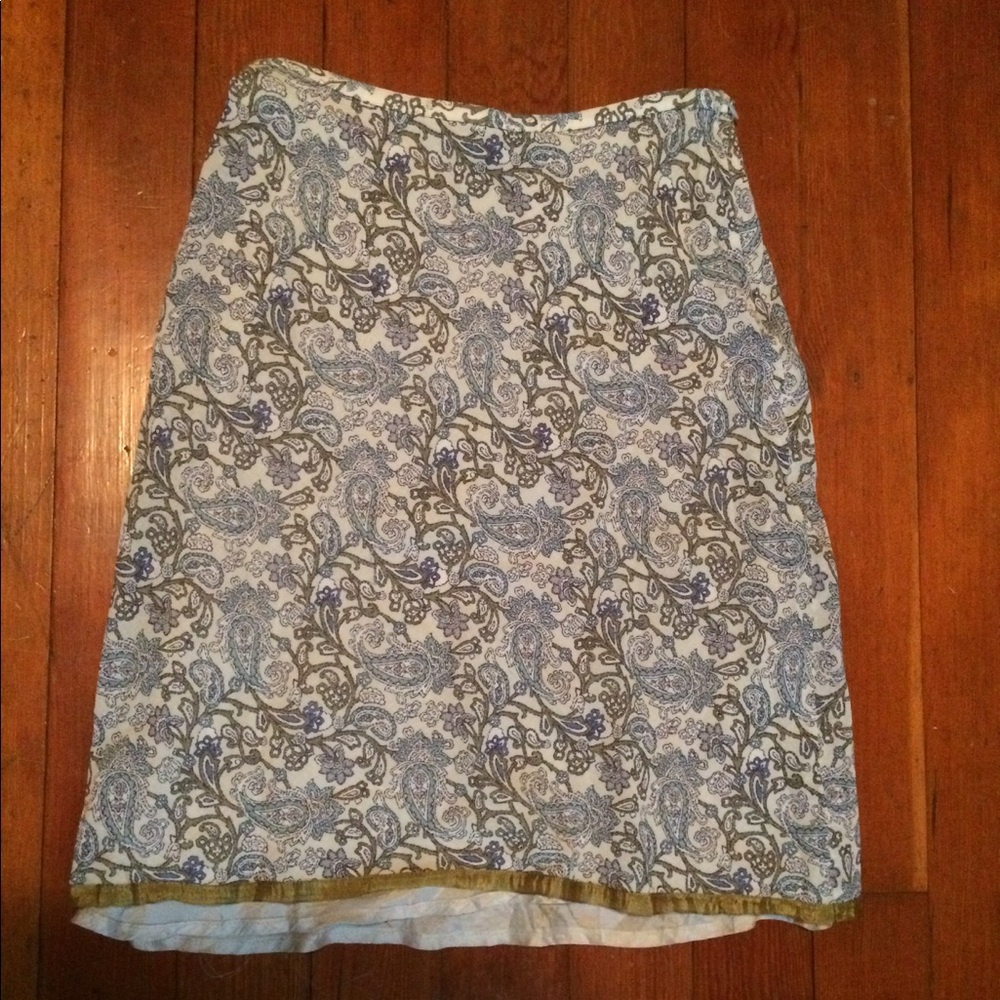 Banana Republic paisley skirt